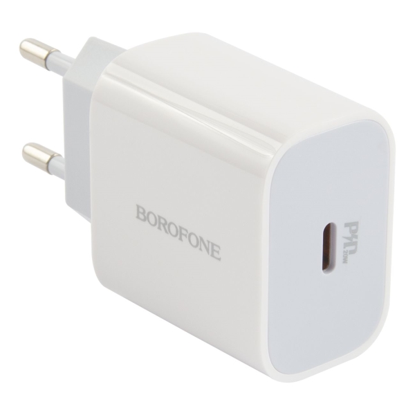 фото Сетевое зарядное устройство ba38a speedy usb pd20w white (ут000024208) borofone