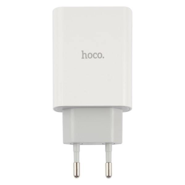 фото Сетевое зарядное устройство c80a rapido usb type c pd20w + qc3.0 white (ут000024209) hoco