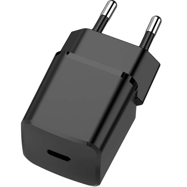 фото Сетевое зарядное устройство nano usb type c pd 20w black (tfn-wcrpd10)