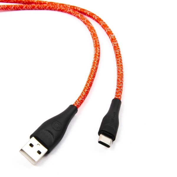 фото Кабель sj395 usb type-c, 2 м, красный (sj395usb02) usams