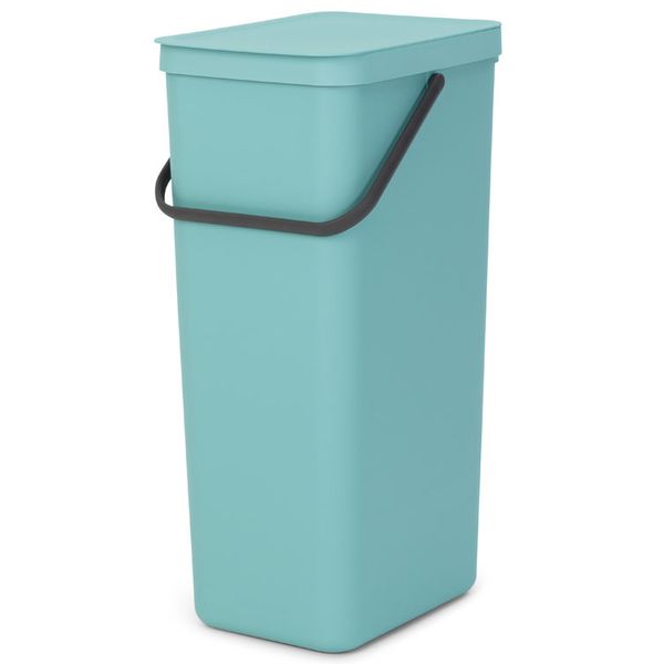 фото Ведро для мусора sort&go, 40 л, мятное (251085) brabantia