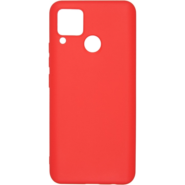 фото Чехол candy для realme c15 red (car-sc-rlmc15tpurd) carmega