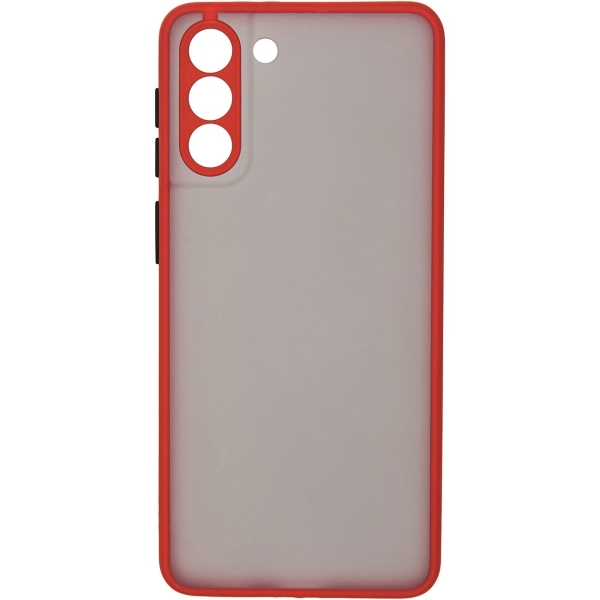 фото Чехол frost для samsung galaxy s21+ red (car-sc-smgls21pfrd) carmega