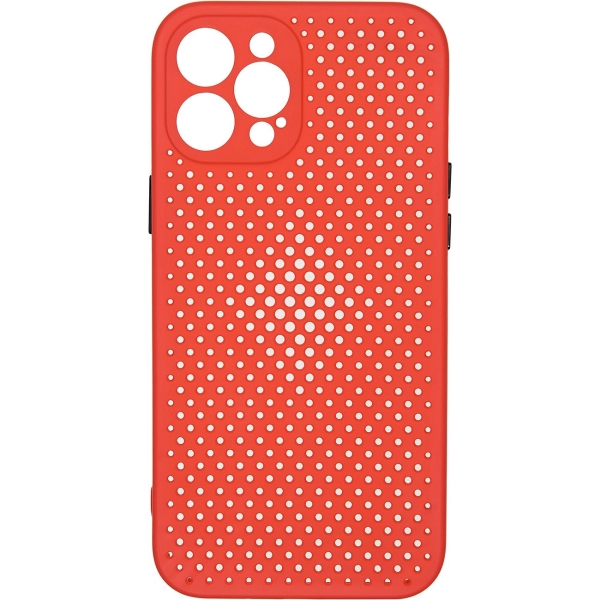 фото Чехол dot для iphone 12 pro max red (car-sc-ip12prmdrd) carmega