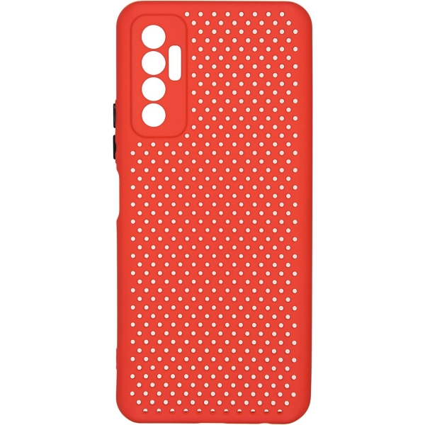 фото Чехол dot для tecno camon 17 pro red (car-sc-tccm17pdtrd) carmega