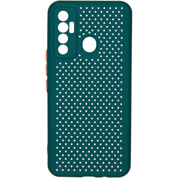 фото Чехол dot для tecno camon 17 green (car-sc-tccm17dtgn) carmega