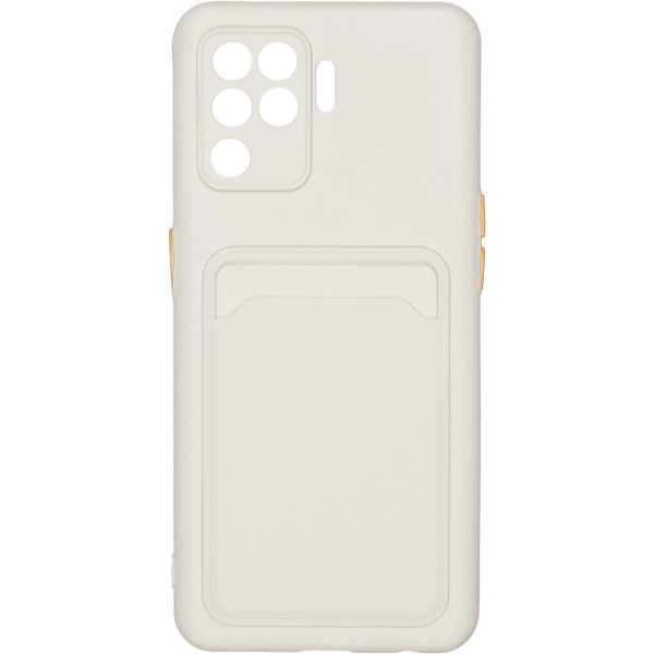 фото Чехол card для oppo reno 5 lite white (car-sc-oprn5ltcswh) carmega