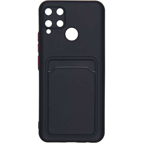 фото Чехол card для realme c15 black (car-sc-rlmc15csbk) carmega