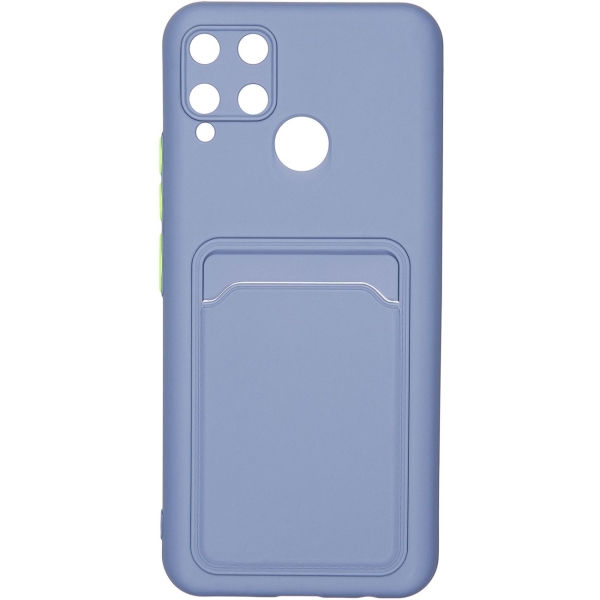 фото Чехол card для realme c15 blue (car-sc-rlmc15csbl) carmega