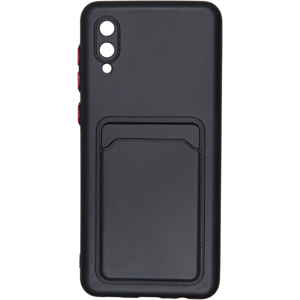 фото Чехол card для samsung galaxy a02 black (car-sc-smgla02csbk) carmega