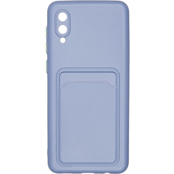 фото Чехол card для samsung galaxy a02 blue (car-sc-smgla02csbl) carmega