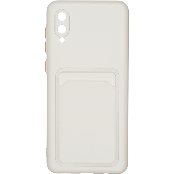 фото Чехол card для samsung galaxy a02 white (car-sc-smgla02cswh) carmega