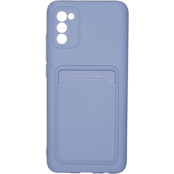 фото Чехол card для samsung galaxy a02s blue (car-sc-smgla02scbl) carmega