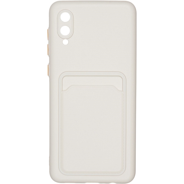 фото Чехол card для samsung galaxy a02s white (car-sc-smgla02scwh) carmega