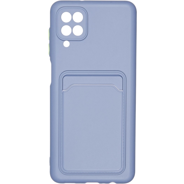 фото Чехол card для samsung galaxy a12 blue (car-sc-smgla12csbl) carmega