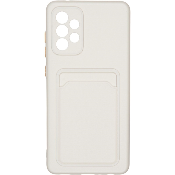 фото Чехол card для samsung galaxy a72 white (car-sc-smgla72cswh) carmega