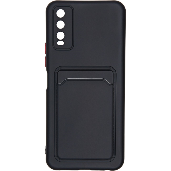 фото Чехол card для vivo y12s black (car-sc-vvy12scsbk) carmega