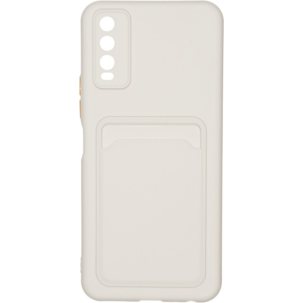 фото Чехол card для vivo y12s white (car-sc-vvy12scswh) carmega