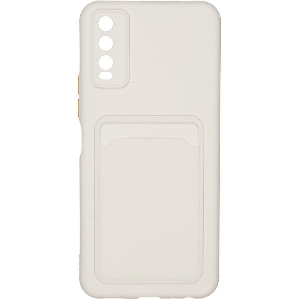 фото Чехол card для vivo y20 white (car-sc-vvy20cswh) carmega