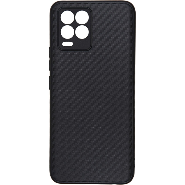 фото Чехол carbon для realme 8 black (car-sc-rlm8cbbk) carmega