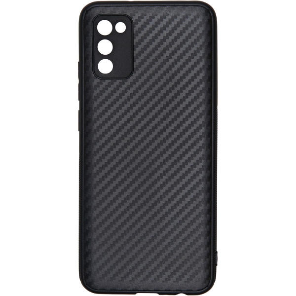 фото Чехол carbon для samsung galaxy a02s black (car-sc-smga02scbbk) carmega