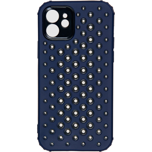 фото Чехол dot2 для iphone 12 blue (car-sc-ip12dt2bl) carmega