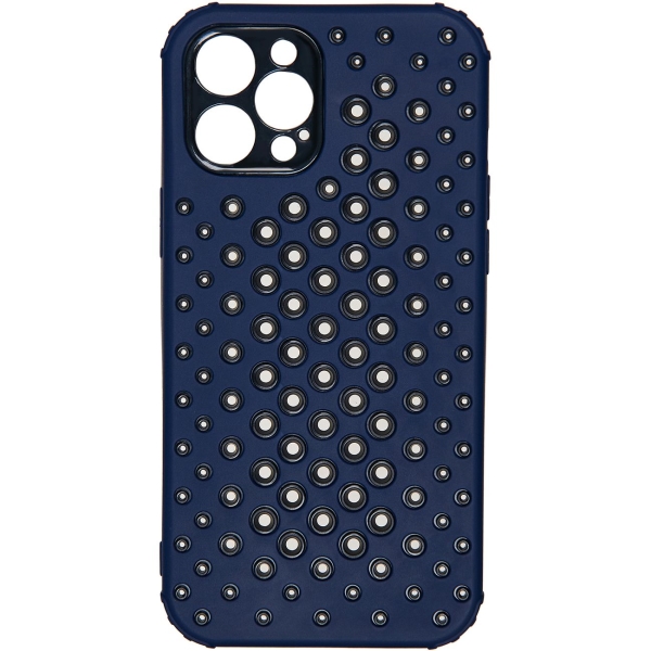 фото Чехол dot2 для iphone 12 pro max blue (car-sc-ip12pmdt2bl) carmega