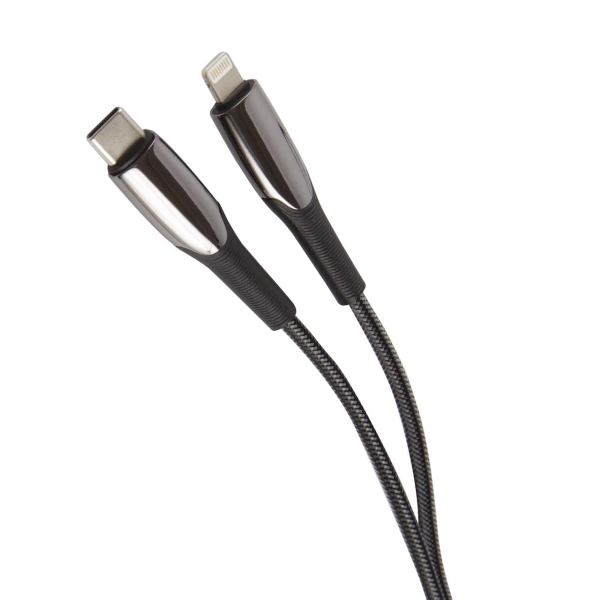 фото Кабель type-c/lightning, pd 1,2 м black (sj496usb01) usams