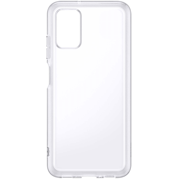 фото Чехол soft clear cover для samsung galaxy a03s, прозрачный (ef-qa037ttegru)