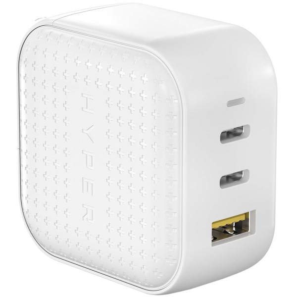 фото Сетевое зарядное устройство hyperjuice lifestyle 65w gan white (hj265-white)