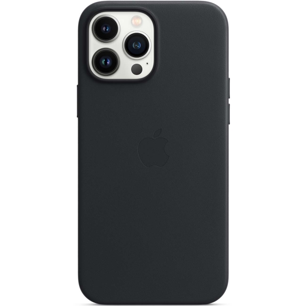 фото Чехол leather case magsafe для iphone 13 pro max midnight (mm1r3ze/a) apple