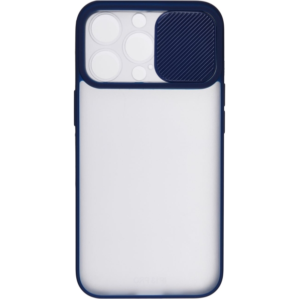 фото Чехол camera для iphone 13 pro dark blue (car-sc-cmiph13pdbl) carmega