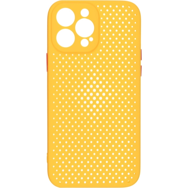 фото Чехол dot для iphone 13 pro max yellow (car-sc-dtiph13pmye) carmega