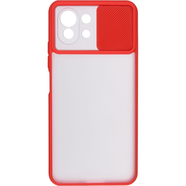 фото Чехол для xiaomi mi 11 lite 5g camera red (car-sc-xia11cmrd) carmega