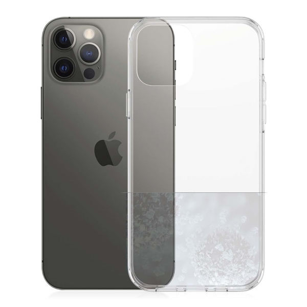 фото Чехол clearcase для iphone 12/12 pro antibacterial, прозрачный (249) panzerglass