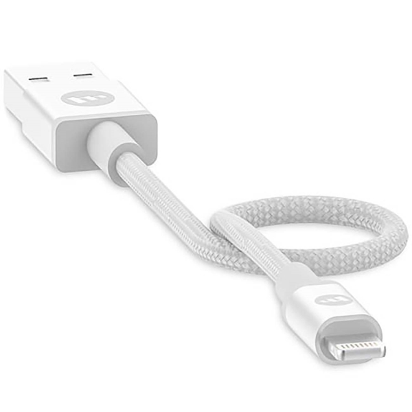 фото Кабель для ipod, iphone, ipad usb-a to lightning 9cm white (409903217) mophie