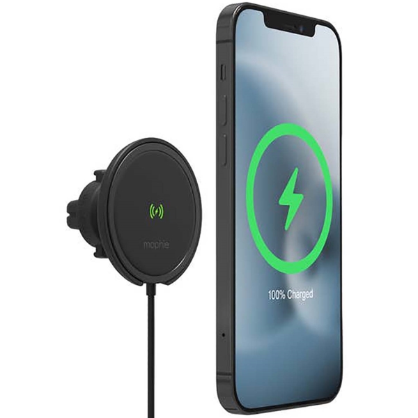 фото Автомобильное зарядное устройство snap plus wireless vent mount (401307636) mophie