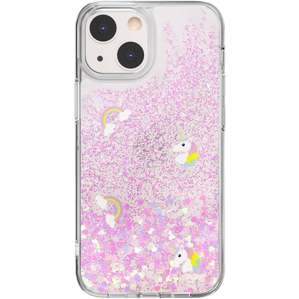 фото Чехол starfield для iphone 13 mini, прозрачный/розовый (gs-103-207-171-94) switcheasy