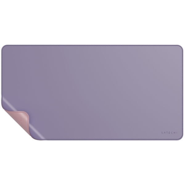 фото Коврик для мыши dual side eco-leather deskmate pink/violet (st-ldmpv) satechi