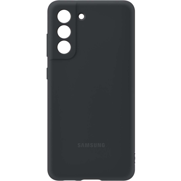 фото Чехол silicone cover для galaxy s21 fe, серый (ef-pg990tbegru) samsung