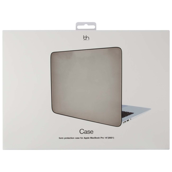 фото Чехол-накладка matte case для macbook pro 14 (2021), прозрачный (ут000029441) barn&hollis