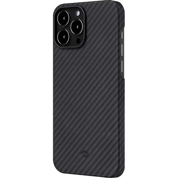 фото Чехол для iphone 13 pro max slim black/grey (ki1301pm) pitaka