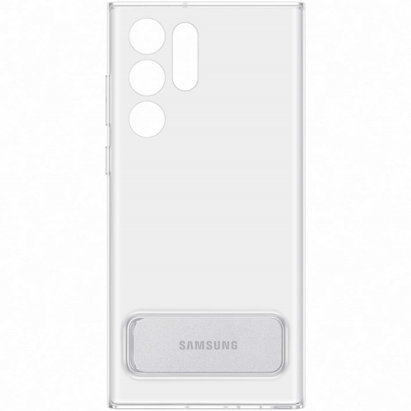 фото Чехол clear standing cover для samsung galaxy s22 ultra, прозрачный (ef-js908ctegru)