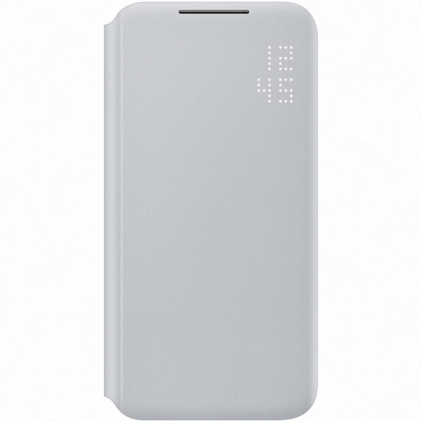 фото Чехол smart led view cover для samsung galaxy s22, светло-серый (ef-ns901pjegru)