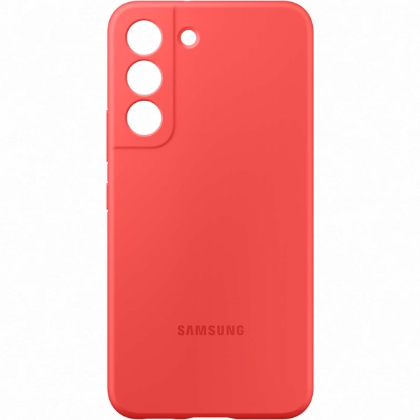 фото Чехол silicone cover для samsung galaxy s22 glow red (ef-ps901tpegru)