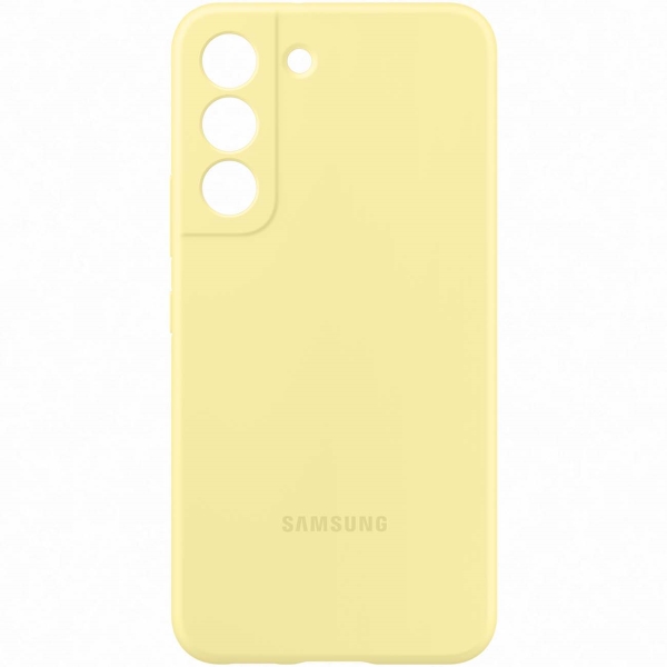 фото Чехол silicone cover для samsung galaxy s22 butter yellow (ef-ps901tyegru)