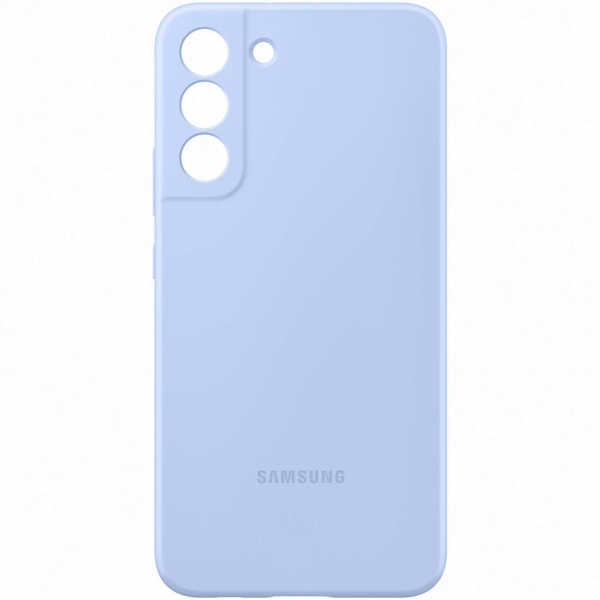 фото Чехол silicone cover для samsung galaxy s22+ artic blue (ef-ps906tlegru)