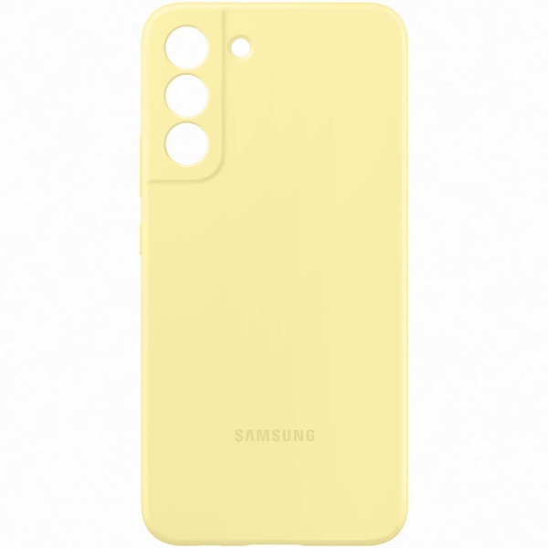 фото Чехол silicone cover для samsung galaxy s22+ butter yellow (ef-ps906tyegru)