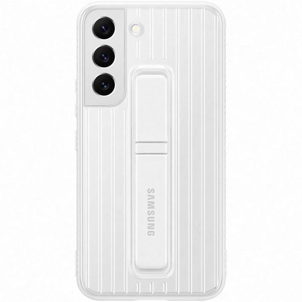 фото Чехол protective standing cover для samsung galaxy s22, белый (ef-rs901cwegru)