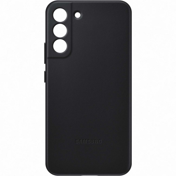 фото Чехол leather cover для samsung galaxy s22+ black (ef-vs906lbegru)